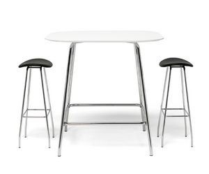 bar stool / contemporary / fabric / chrome