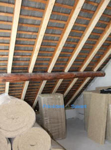 acoustic insulation / thermal / recycled cotton / plant-based