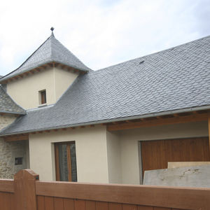 slate roofing / roof tile look
