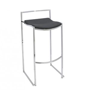 contemporary bar stool / stainless steel / commercial / stackable