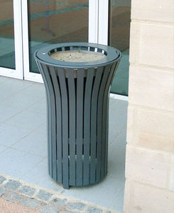 pedestal ashtray / for outdoor use / contemporary