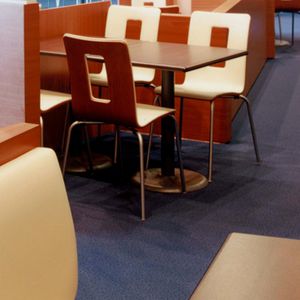 contemporary visitor chair / stackable / beech / metal