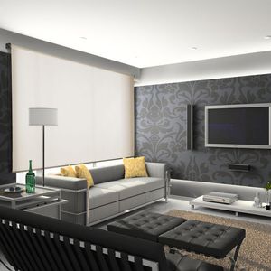roller blinds / canvas / sun protection / motorized