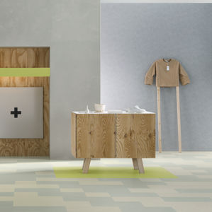 linoleum flooring / cork / professional / roll