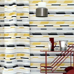upholstery fabric / for curtains / wall / striped