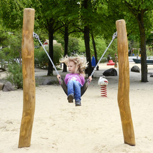 wooden swing / playground