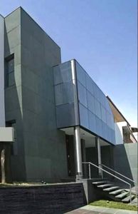 slate cladding / matte / sheet / stone look