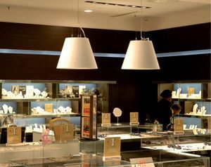 pendant lamp / contemporary / methacrylate / HID