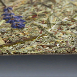 natural fiber wallpaper / original design / nature pattern / blue