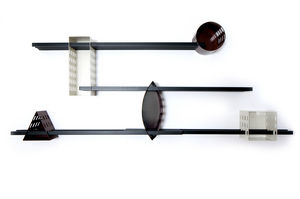 modular shelf / original design / metal / for professional use