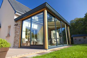 wooden conservatory / aluminum