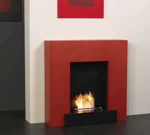 bioethanol fireplace / contemporary / open hearth / built-in