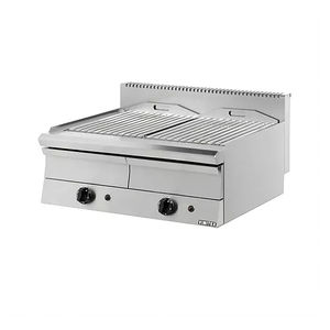 gas grill / countertop / commercial / stainless steel
