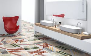 indoor tile / bathroom / floor / marble