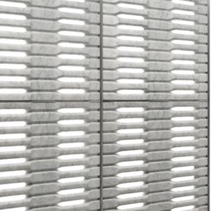 decorative panel / metal / marble / for interior fittings