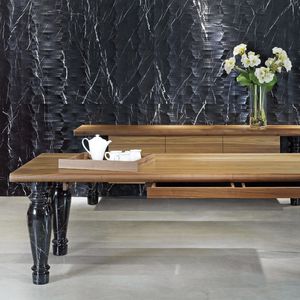 natural stone wall cladding / marble / interior / 3D