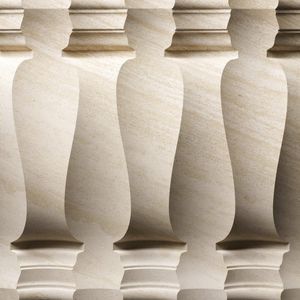 natural stone wall cladding / marble / interior / 3D