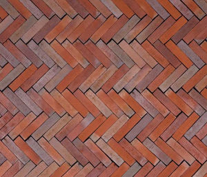 ceramic paver / permeable / made from recycled materials