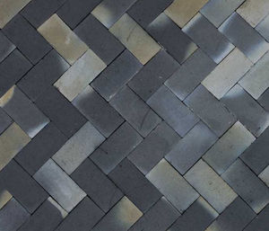 ceramic paver / pedestrian / made from recycled materials