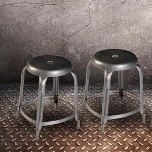 industrial style stool / steel