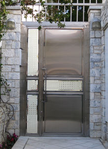 stainless steel garden gate