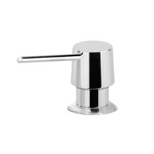 commercial soap dispenser / built-in / stainless steel / manual