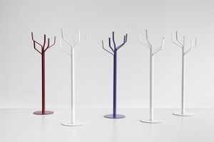 floor coat rack / contemporary / metal / commercial