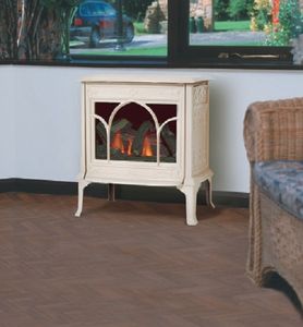 gas heating stove / traditional / cast iron