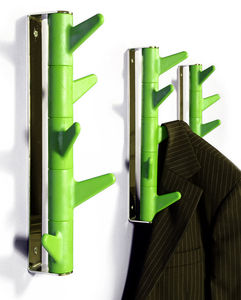 wall-mounted coat rack / contemporary / metal / commercial