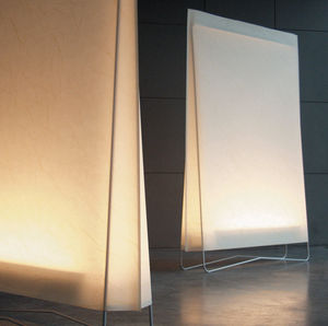 floor-standing lamp / original design / steel