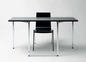 conference table / rectangular / contemporary / metal