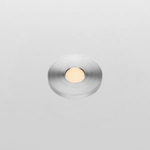 recessed floor light fixture / LED / halogen / round