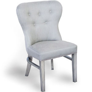 traditional chair / upholstered / fabric