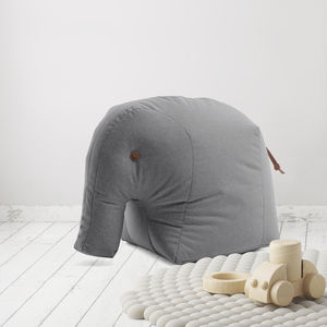 contemporary bean bag / fabric / child's / gray