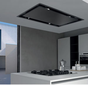 ceiling-mounted range hood / with built-in lighting