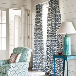 upholstery fabric / for curtains / geometric pattern / cotton