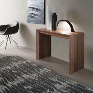 contemporary sideboard table / wooden / aluminum / rectangular