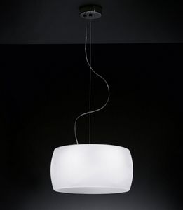 pendant lamp / original design / glass / blown glass