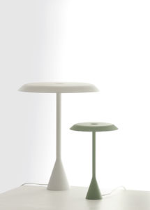 table lamp / original design / aluminum / polycarbonate