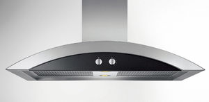 wall-mounted range hood / with built-in lighting
