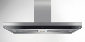 wall-mounted range hood / with built-in lighting