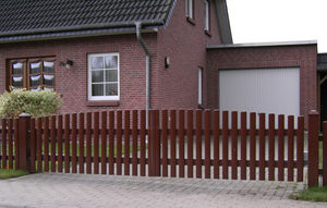 garden fence / with bars / aluminum