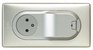 USB socket / power / recessed / contemporary