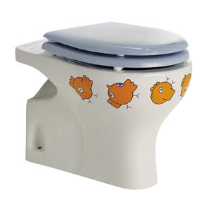 free-standing toilet / ceramic / child's