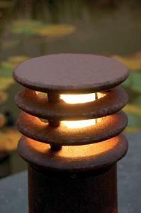 urban bollard light / traditional / steel / LED