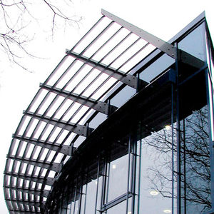 aluminum solar shading / for facades / for roofs / window