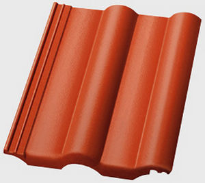 Roman roof tile / interlocking / concrete
