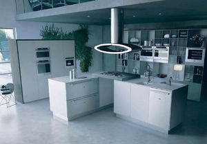 island extractor hood / original design / with built-in lighting