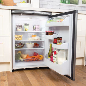 undercounter refrigerator / gray / energy-efficient