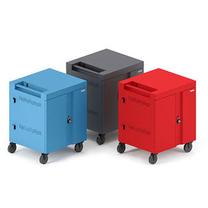 multimedia trolley / commercial / steel